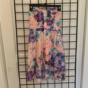 Parker multicolored mini dress